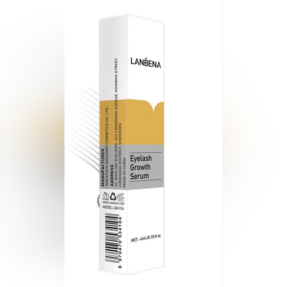 Eyelash Growth Serum - White and Gold